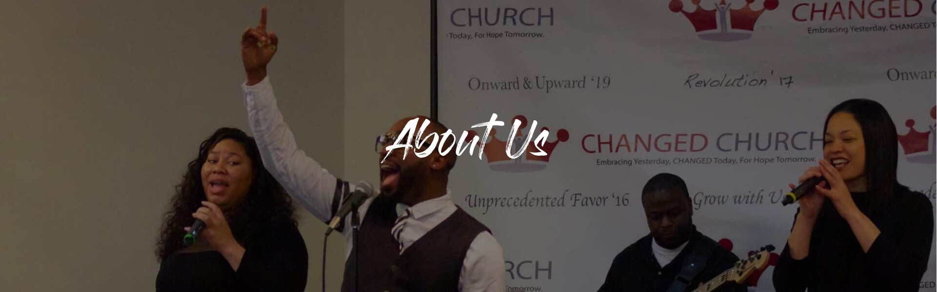 Changed Church About Us title